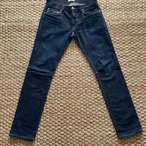 Buck Mason Dark Indigo Straight Jeans